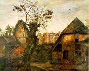 DALEM, Cornelis van Landscape with Farm painting